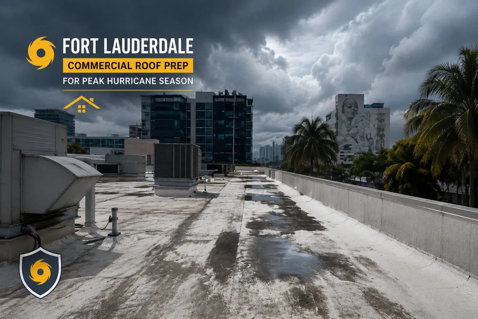 Fort Lauderdale Commercial Roof Prep for Peak Hurricane Season